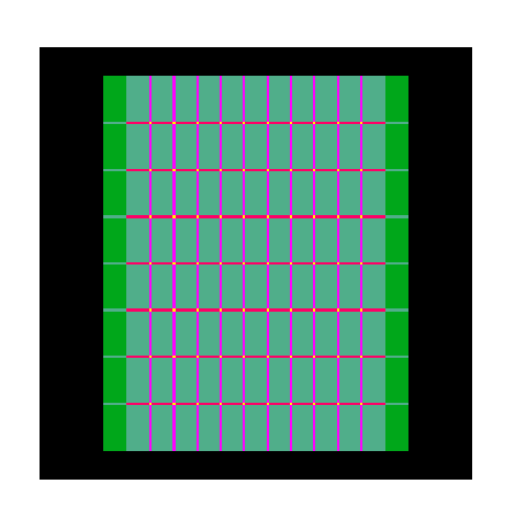 VISTA tile exposure map